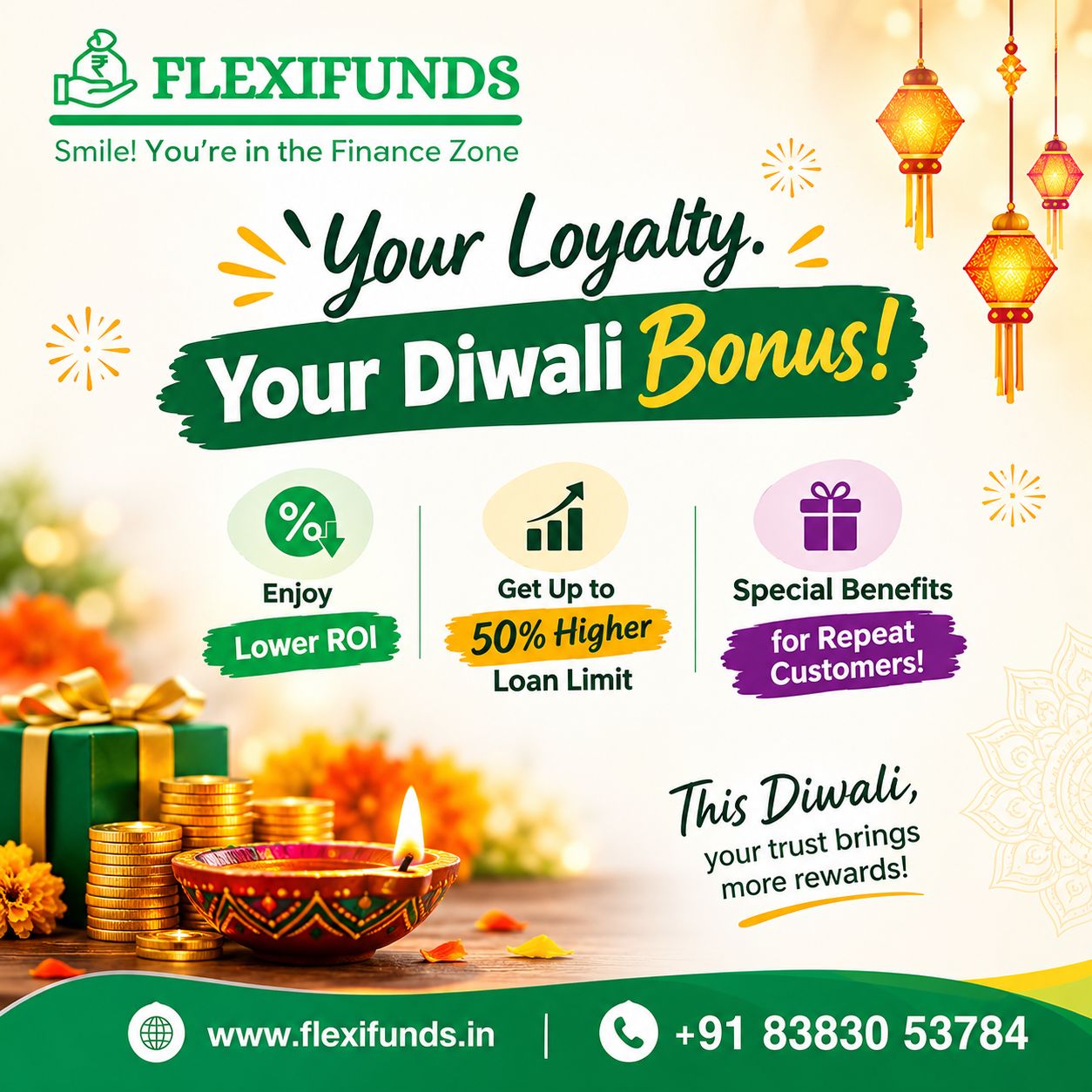 FlexiFunds Diwali Bonus Offer